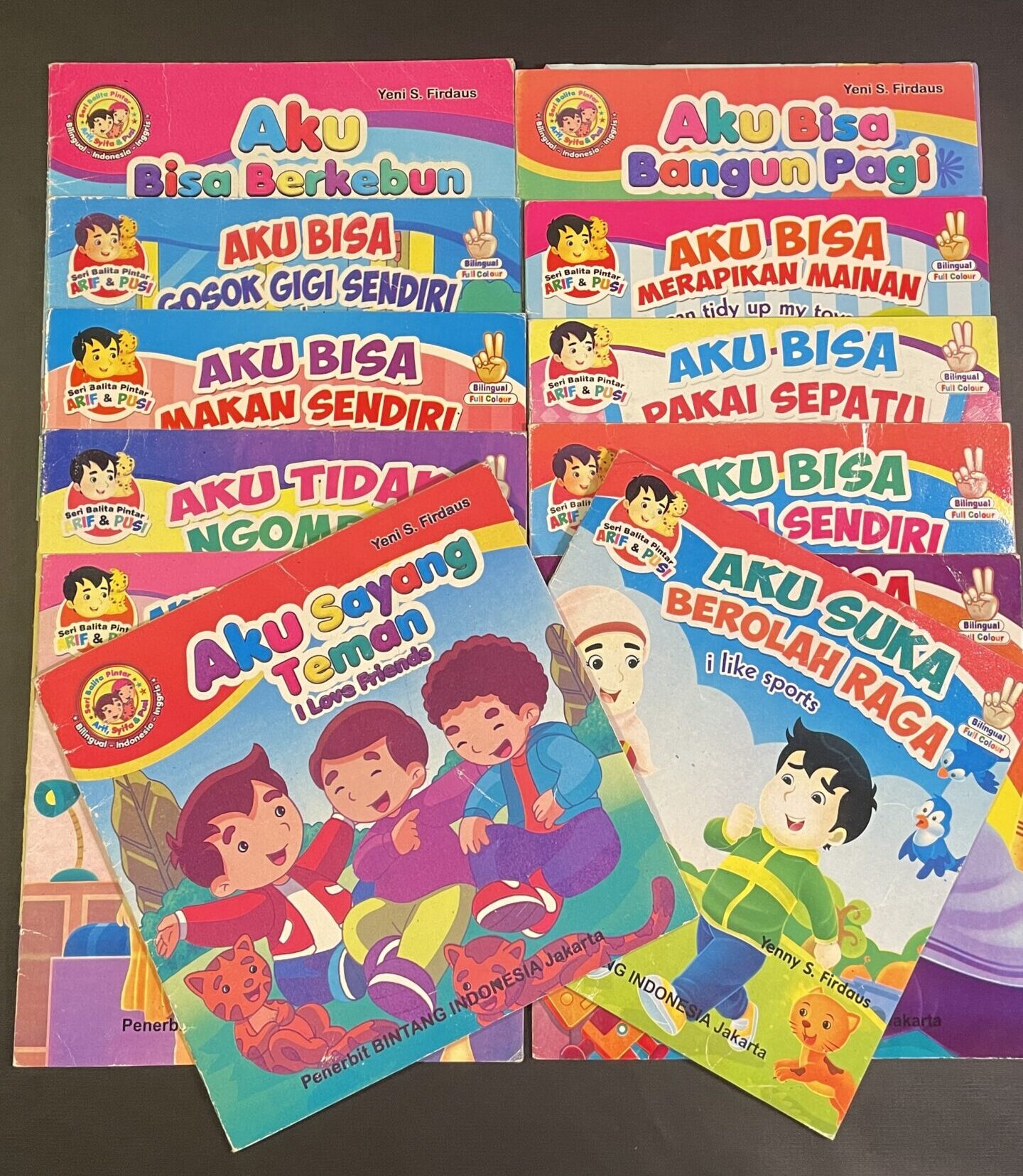 55. Buku Cerita Islami Bilingual: Mendidik Anak dengan Nilai-Nilai Positif